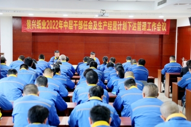 6686体育网页登录召开2022年中层干部任命及生产经营计划下达管理工作会议