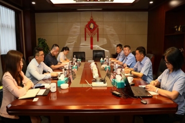 中国进出口银行浙江省分行行长彭豪一行莅临6686体育网页登录开展银企高层会谈活动