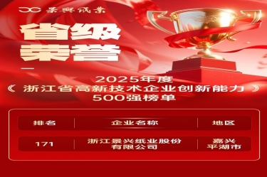 省级荣誉+1！6686体育网页登录上榜浙江省高新企业创新能力500强